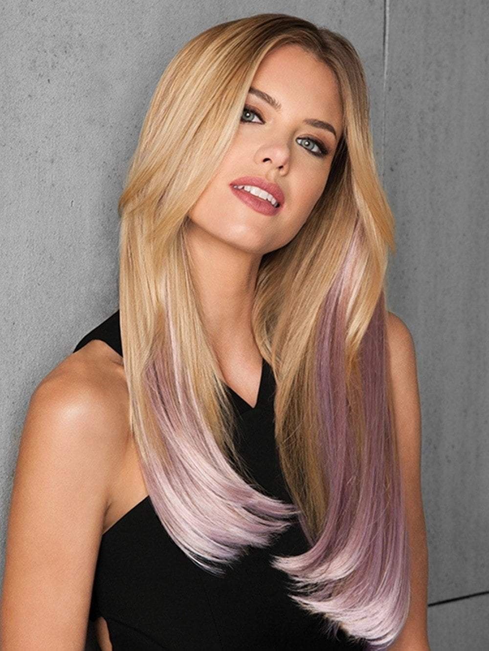 23" Straight HF Synthetic Hair Extensions (6 Piece) | Clip In Color | CLOSEOUT