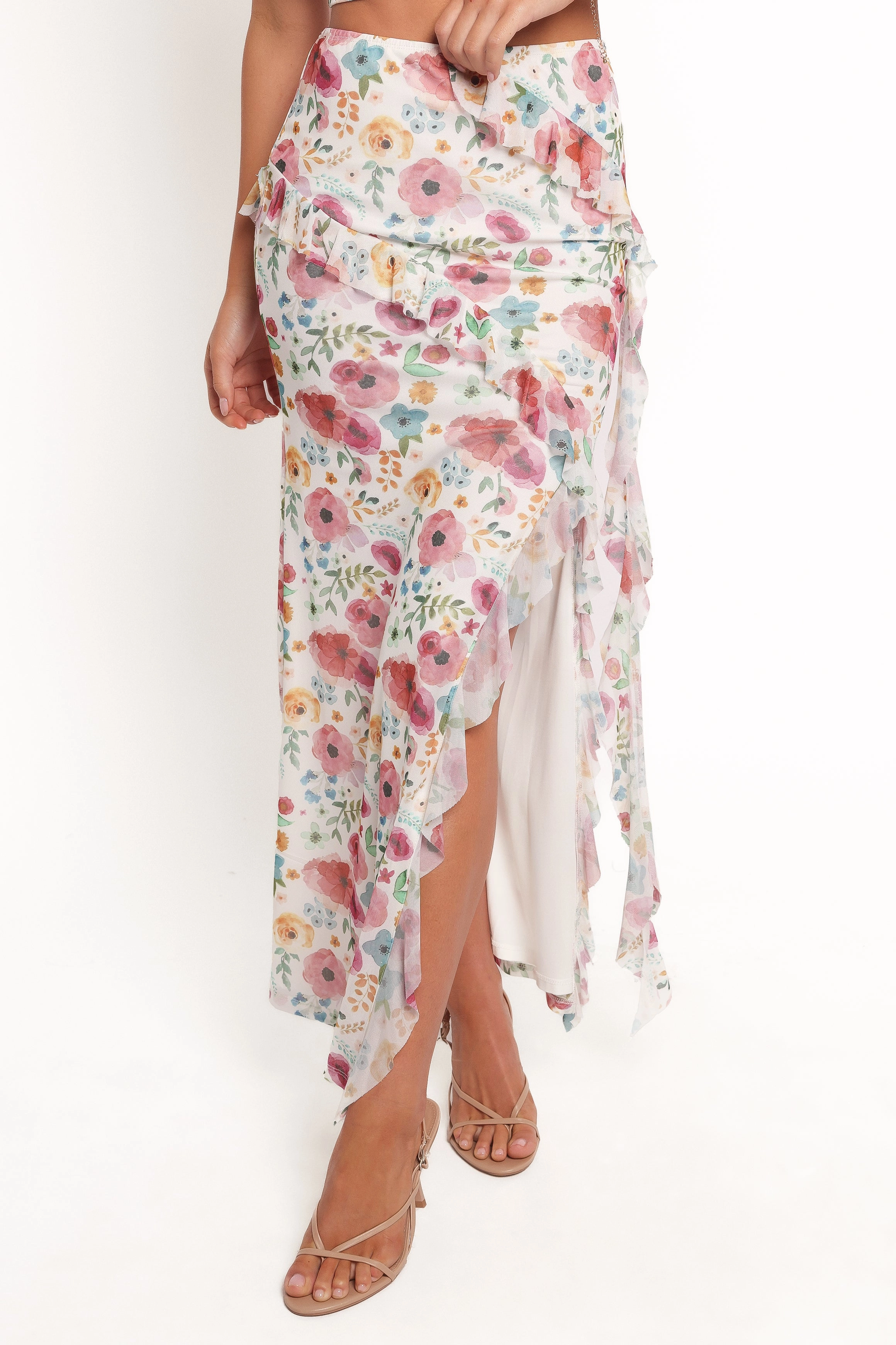 Acaia Skirt Set - Red Floral
