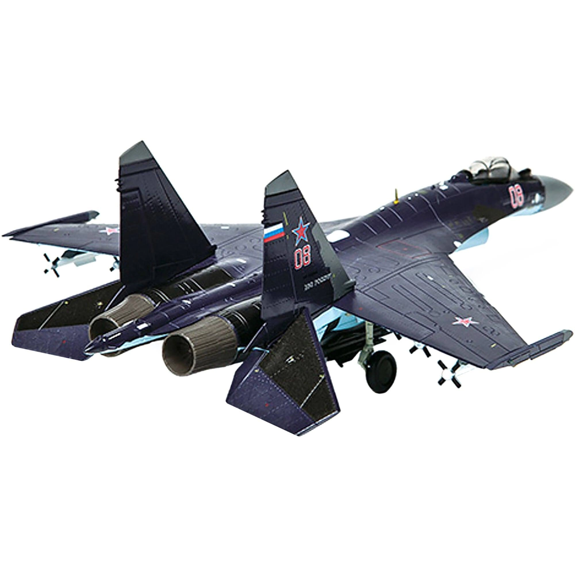 Air Force 1 1/72 Scale Fighter Aircraft - Sukhoi Su-35 #08 Russian Air Force