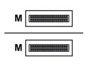 Alcatel-Lucent - 100GBase direct attach cable - QSFP28 (M) to QSFP28 (M) - 1.3 ft QSFP-100G-C40CM