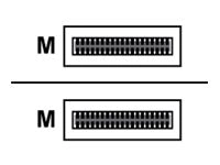 Alcatel-Lucent - 100GBase direct attach cable - QSFP28 (M) to QSFP28 (M) - 1.3 ft QSFP-100G-C40CM