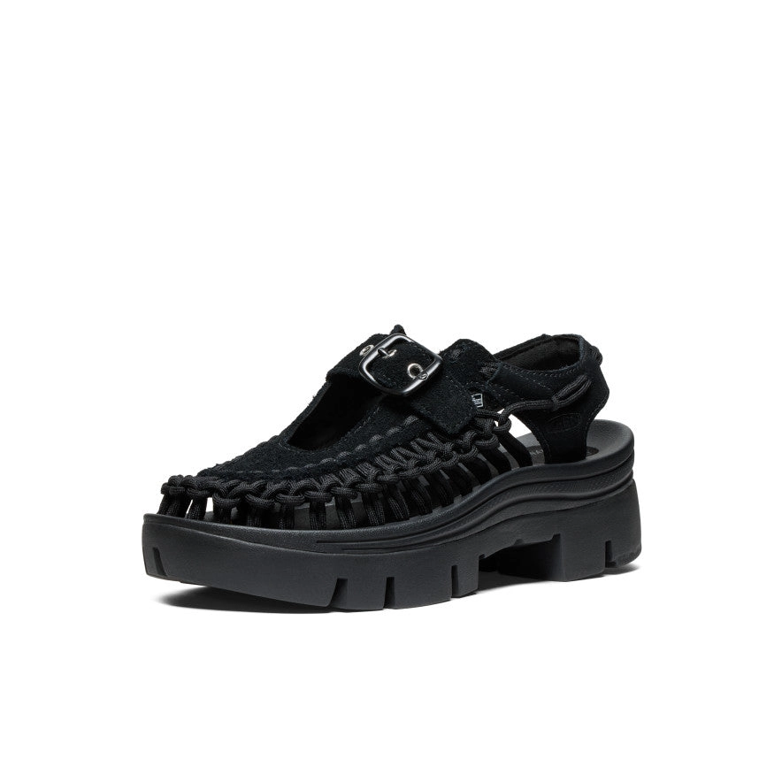 All Gender UNEEK PLT Mary Jane Sneaker  |  Black/Black