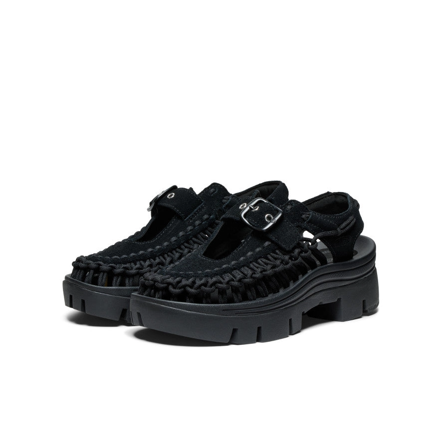 All Gender UNEEK PLT Mary Jane Sneaker  |  Black/Black