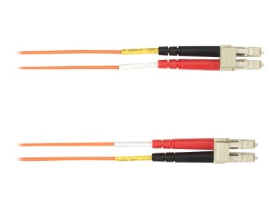 Black Box - Patch cable - LC multi-mode (M) to LC multi-mode (M) - 5 m - fiber optic - duplex - orange FOLZH10-005M-LCLC-OR