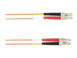 Black Box - Patch cable - LC multi-mode (M) to LC multi-mode (M) - 5 m - fiber optic - duplex - orange FOLZH10-005M-LCLC-OR
