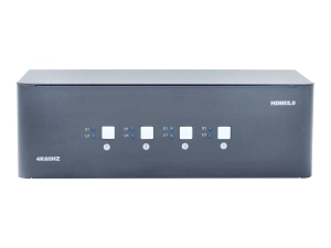 Bytecc KVM-HM4-3 - Video/audio switch - 4K, triple monitor - 3 x KVM / audio - 1 local user - desktop