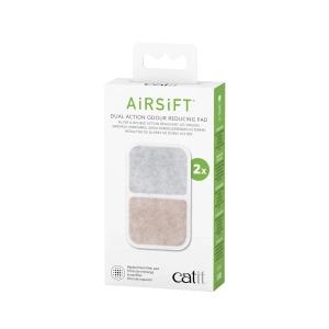 Catit Airsift Cat Litter Pan Dual Action Air Purifier Pad