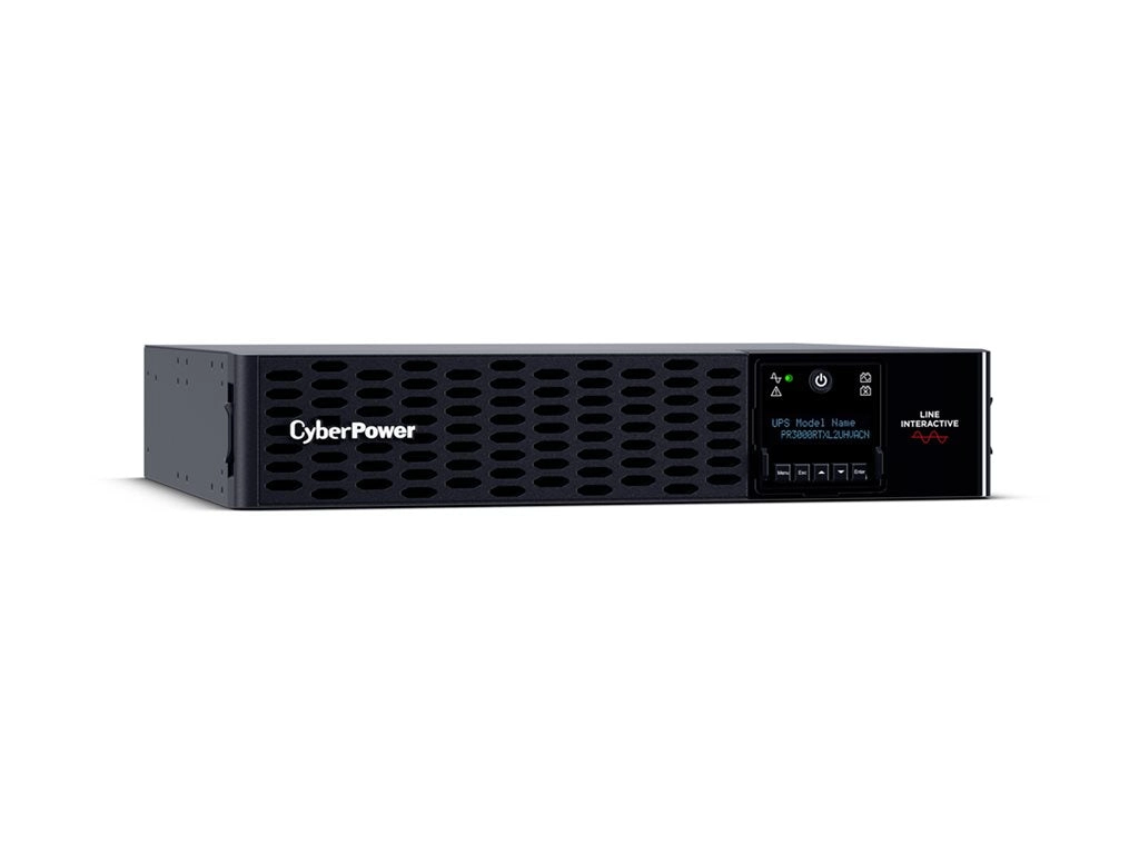 CyberPower Smart App Sinewave PR3000RTXL2UHVACN - UPS (rack-mountable / external) - AC 200-240 V - 3000 Watt - 3000 VA - 6 Ah