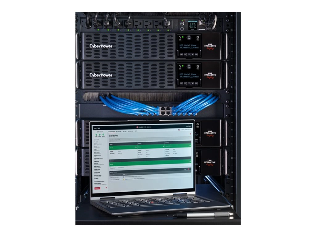 CyberPower Smart App Sinewave PR3000RTXL2UHVACN - UPS (rack-mountable / external) - AC 200-240 V - 3000 Watt - 3000 VA - 6 Ah