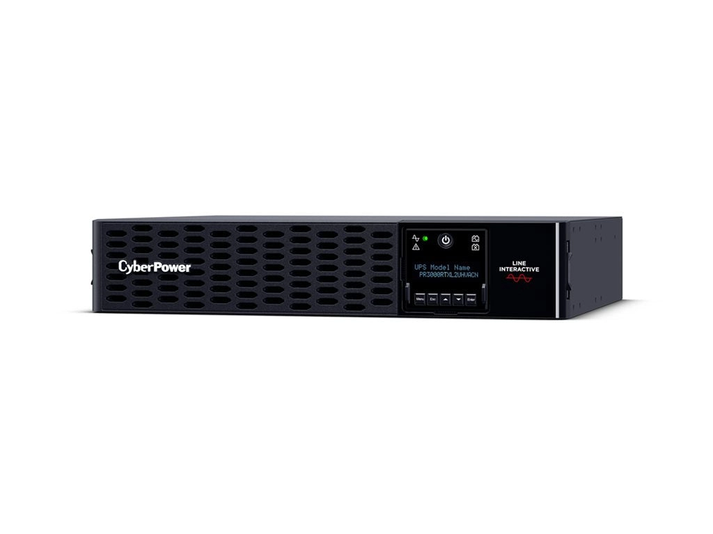 CyberPower Smart App Sinewave PR3000RTXL2UHVACN - UPS (rack-mountable / external) - AC 200-240 V - 3000 Watt - 3000 VA - 6 Ah