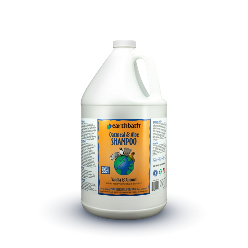 Earthbath Vanilla & Almond Oatmeal & Aloe Shampoo for Dogs and Cats