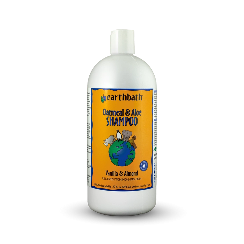Earthbath Vanilla & Almond Oatmeal & Aloe Shampoo for Dogs and Cats