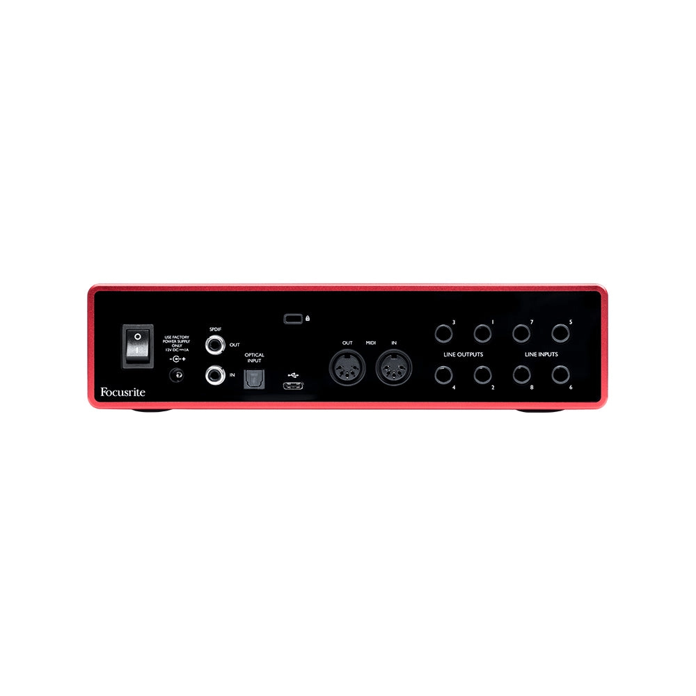 Focusrite Scarlett 18i8 3rd Gen 18-in 8-out Desktop USB Audio Interface for Musicians (Open Box)