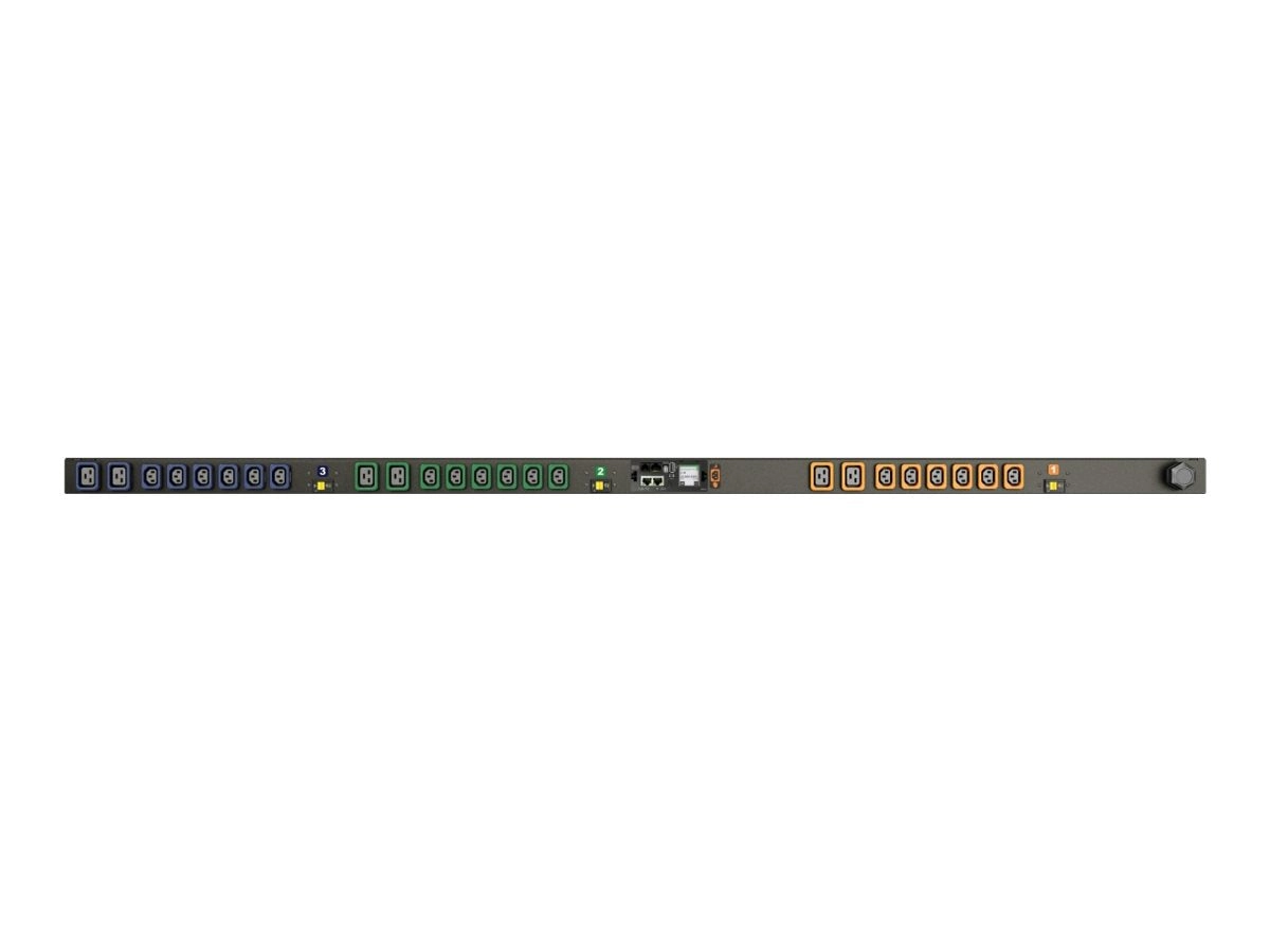 Geist Monitored Unit Level MN05M8W1-24PH68-6PS6D0A10-S - Power distribution unit (rack-mountable) - AC 208 V - 9.9 kW - Ethernet VP4N60AB