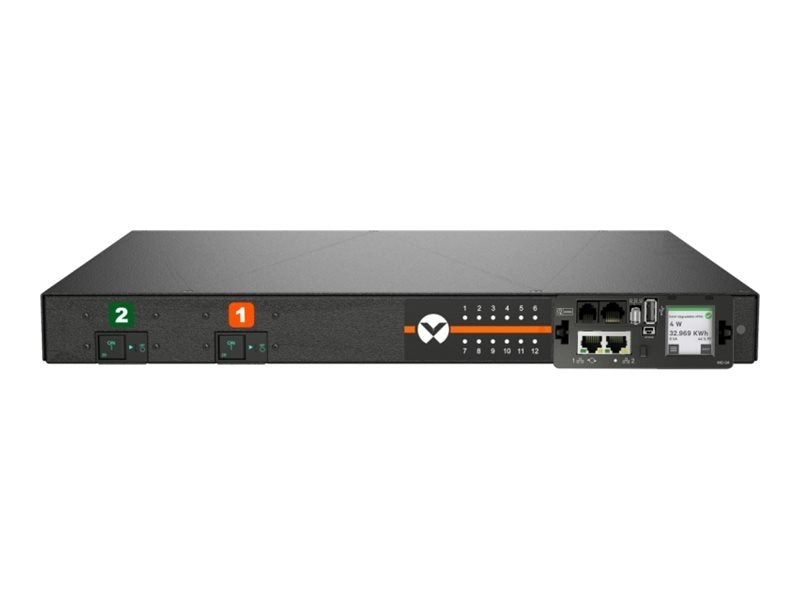 Geist Switched Outlet Level Monitoring MNU5M1R6-12S203-3TL5A0H10-S - Power distribution unit (rack-mountable) - AC 100-120 V VP7N31A0