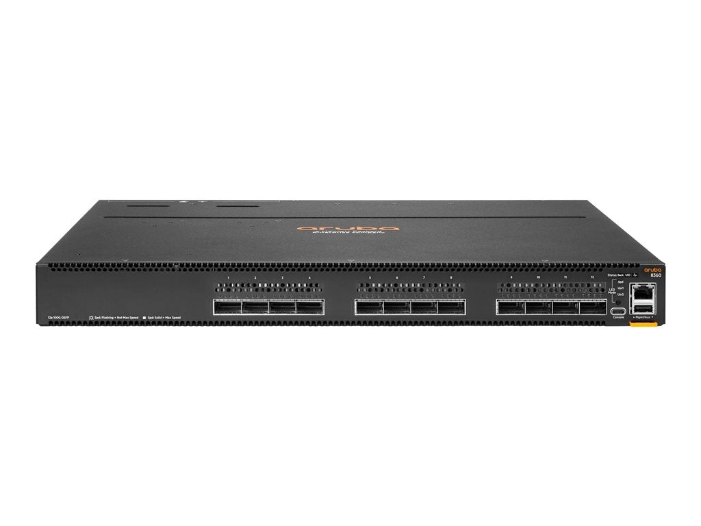 HPE Aruba CX 8360-12C - Switch - L3 - managed - 12 x 100 Gigabit QSFP28 / 40 Gigabit QSFP  - back to front airflow - rack-mountable JL709A#ACQ
