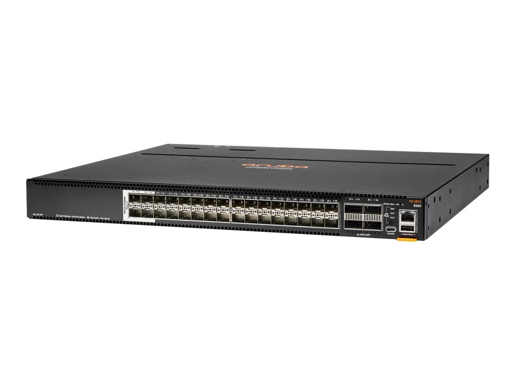 HPE Aruba CX 8360-32Y4C - Switch - L3 - managed - 28 x 1/10/25 Gigabit SFP / SFP  / SFP28   4 x 10 Gigabit / 25 Gigabit SFP28 JL701A#AKJ