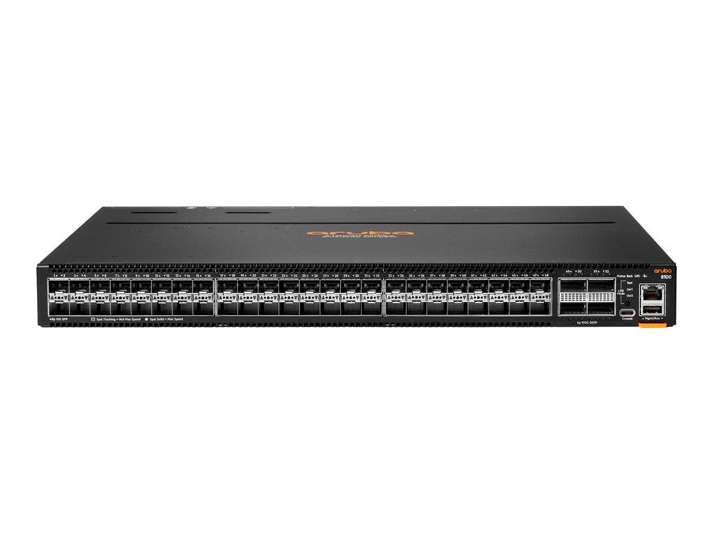 HPE Aruba Networking CX 8100 48x10G SFP  4x40/100G QSFP28 Switch - Spare Only - switch - L3 - managed - 48 x 1 Gigabit / 10 Gigabit R9W96A