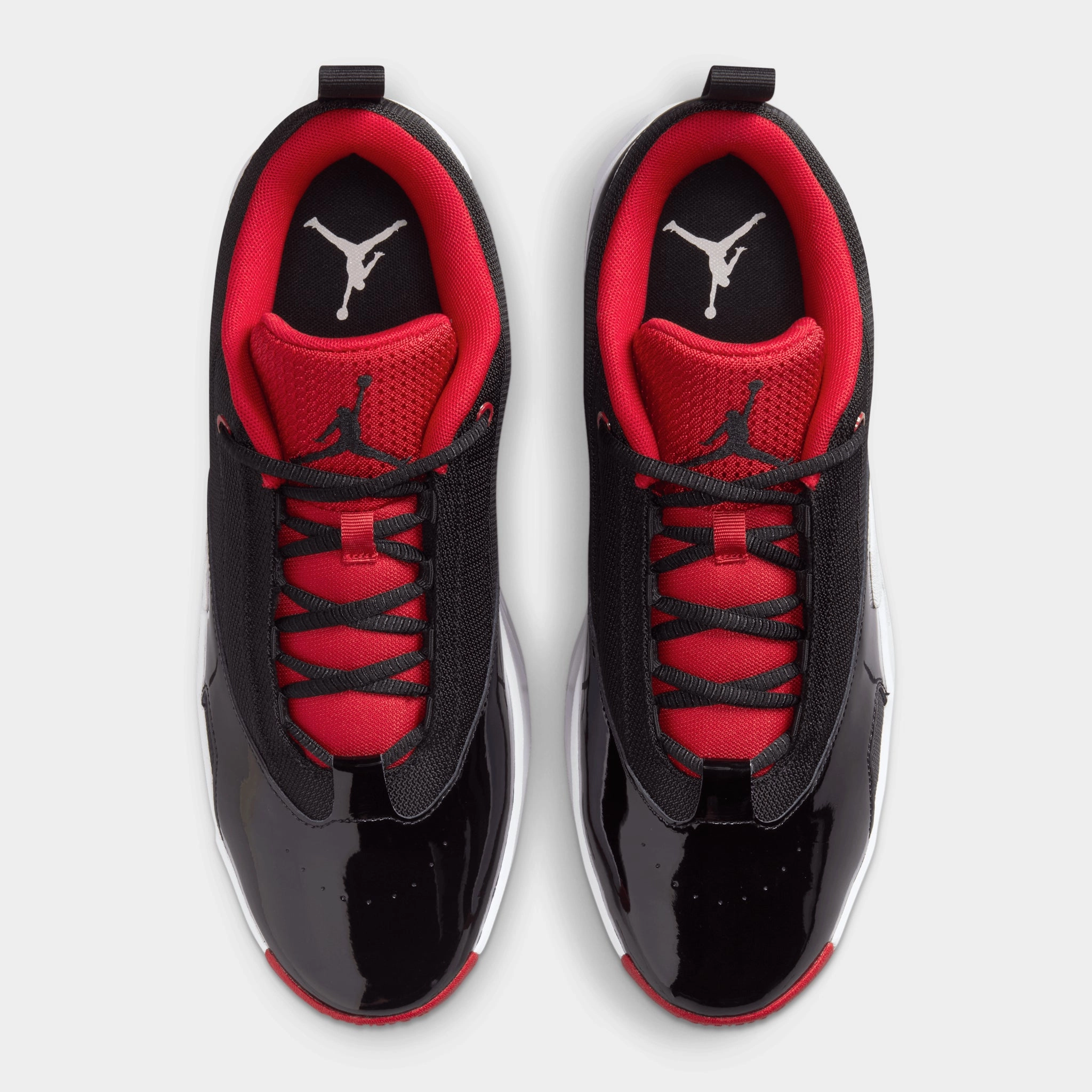 Jordan Max Aura 6 Black / Gym Red - White
