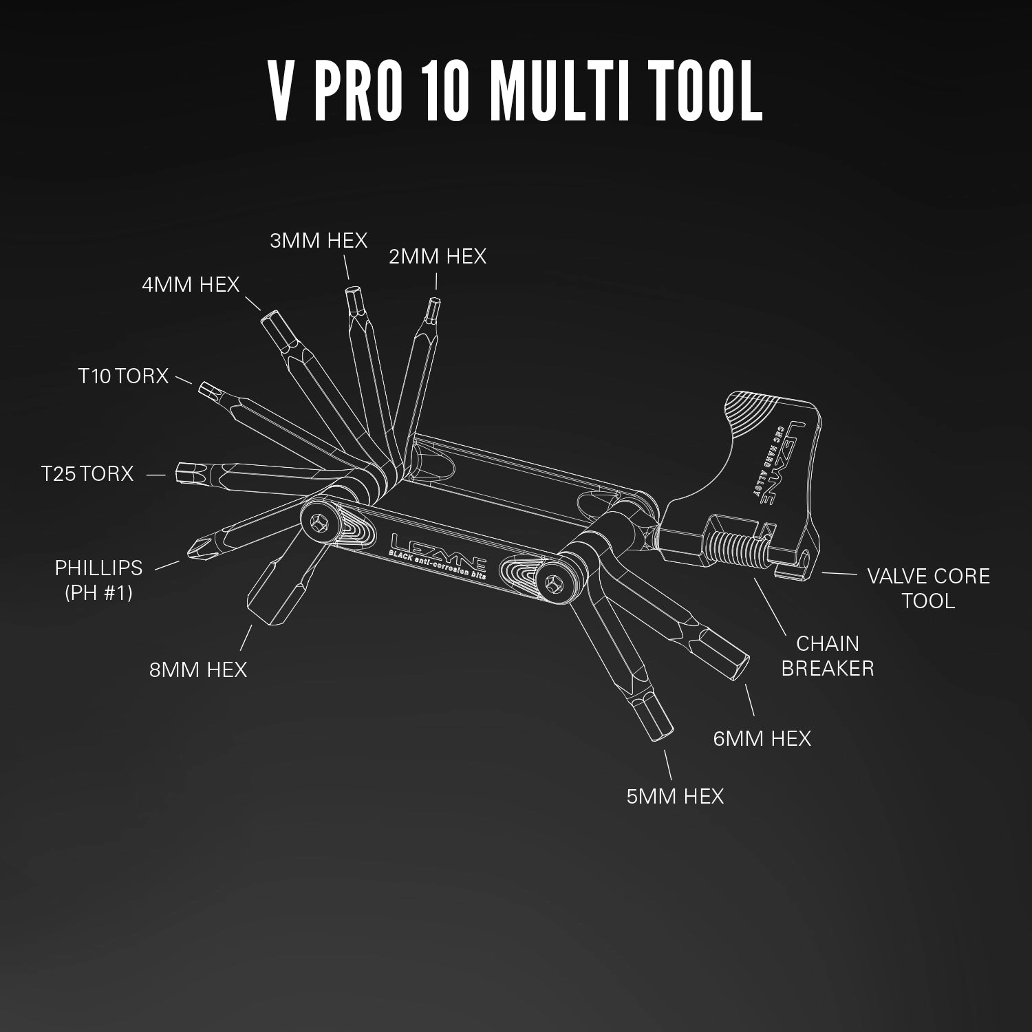 Lezyne V PRO 10 Multi-Tool