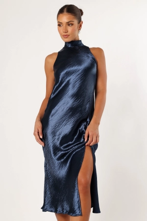 Macy Midi Dress - Blue