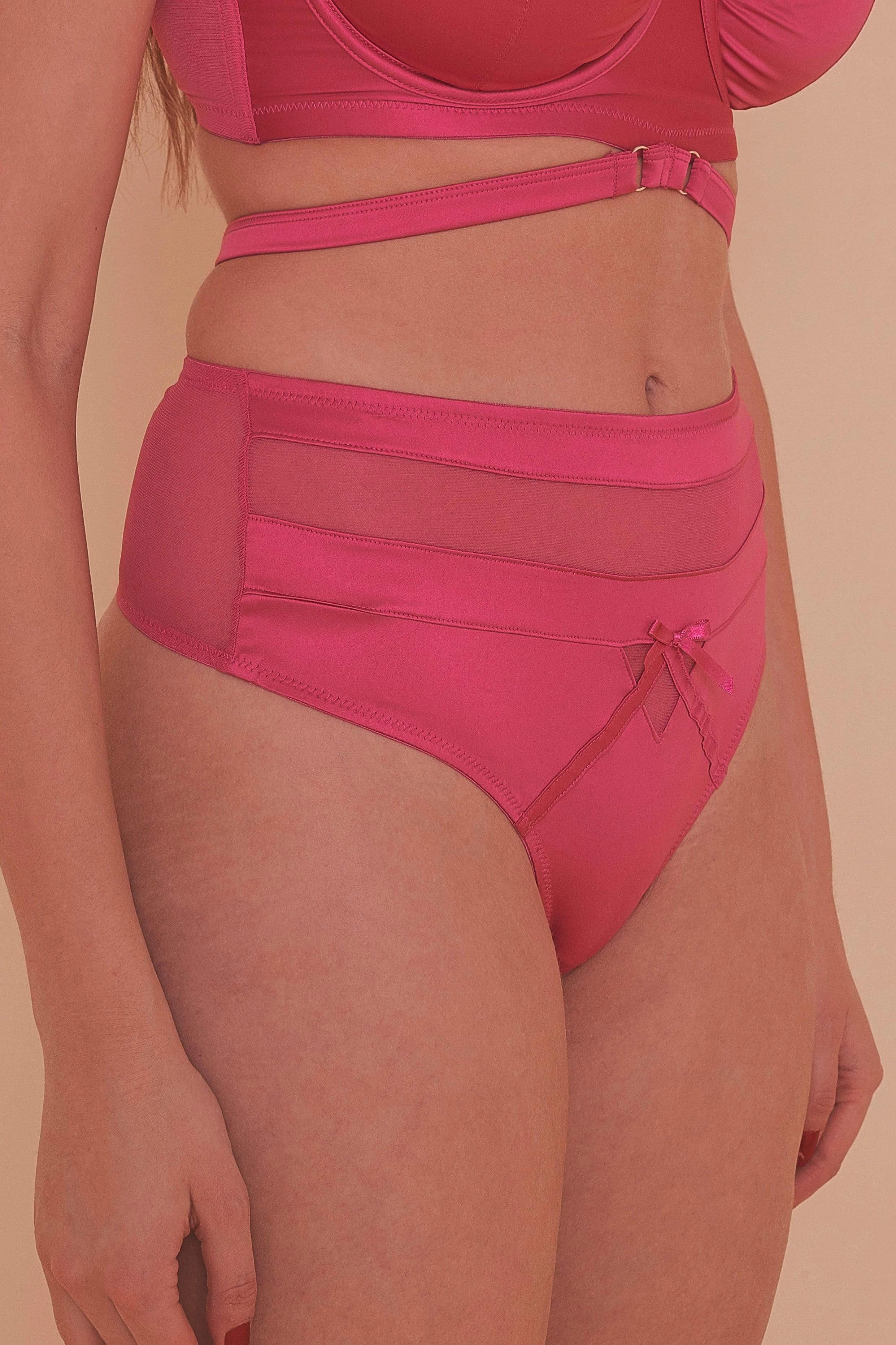 Madeleine Bondage Brief Core Hot Pink