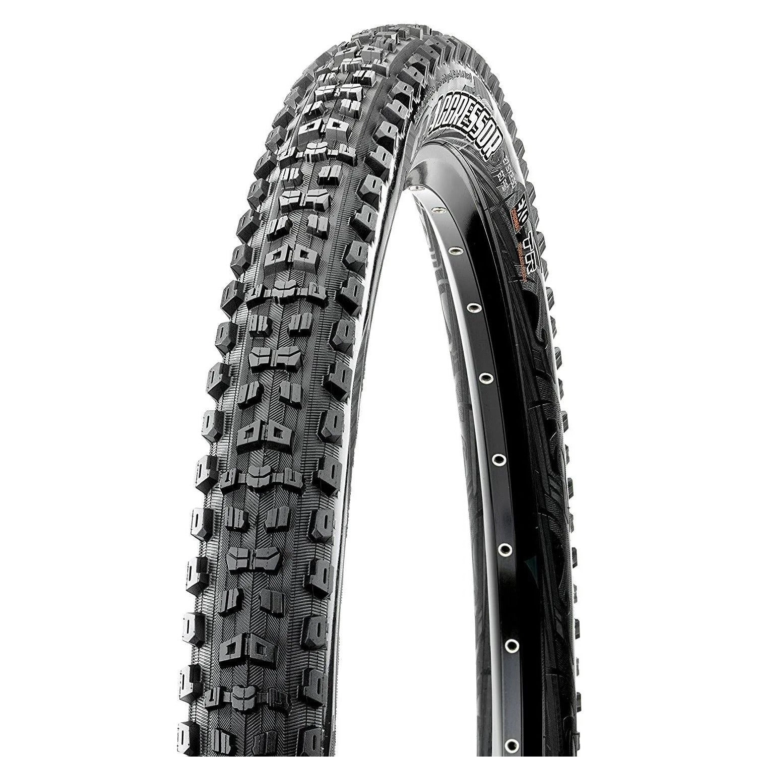Maxxis Aggressor Tire 29 x 2.5 Tubeless, Folding, Black, Dual, DD, Wide Trail Mountain Bike Tire