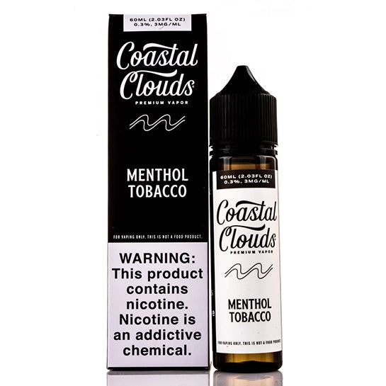Menthol Tobacco - Coastal Clouds E-Juice (60 ml)