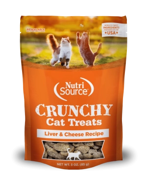 NutriSource® Crunchy Cat Liver & Cheese Treats