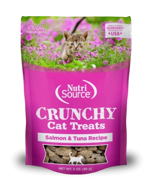 NutriSource® Crunchy Cat Salmon & Tuna Treats