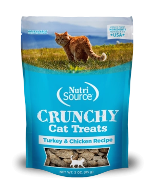 NutriSource® Crunchy Cat Turkey & Chicken Treats