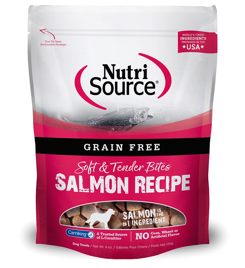 NutriSource® Salmon Bites Grain Free Dog Treats