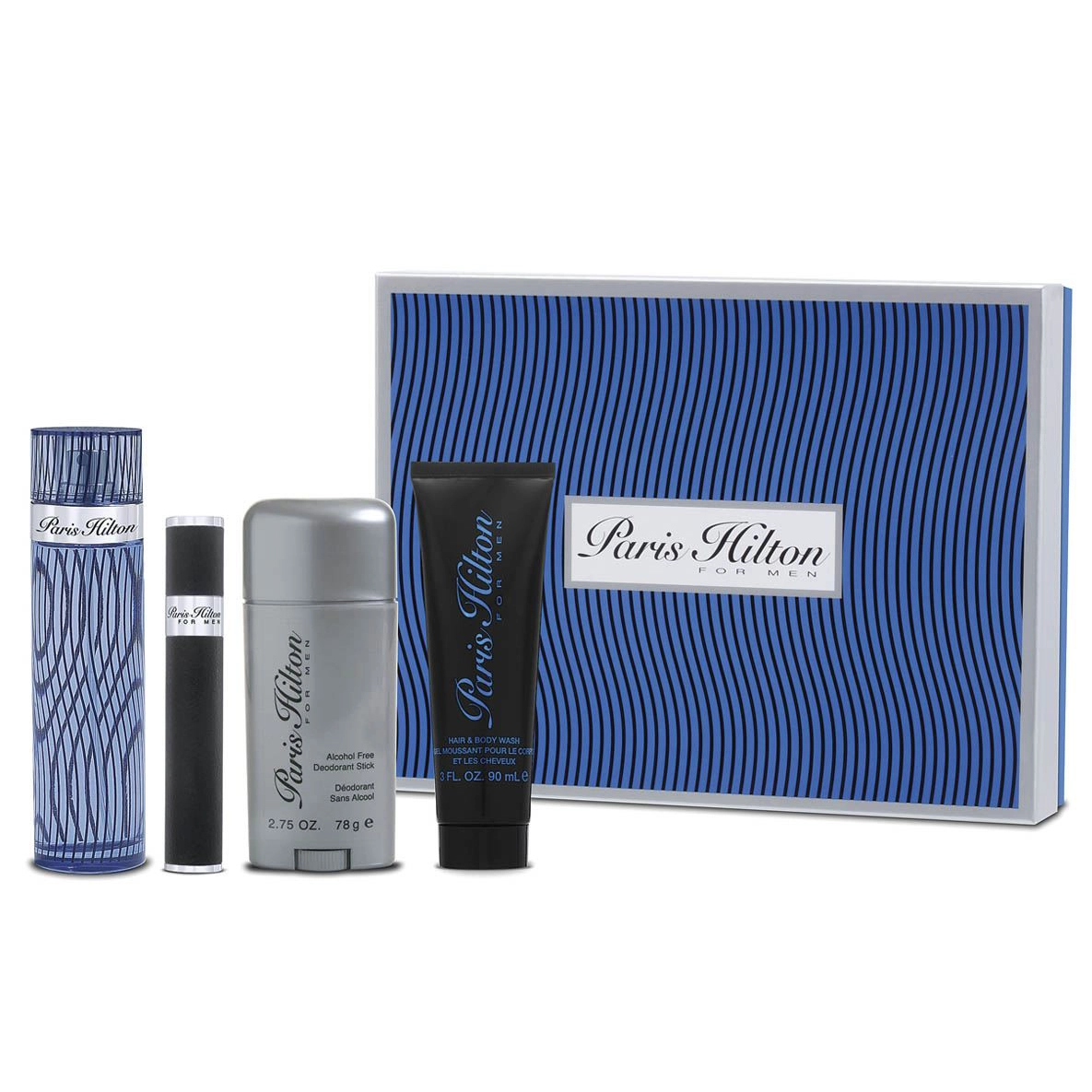 Paris Hilton for Men 100ml EDT 4 Piece Gift Set