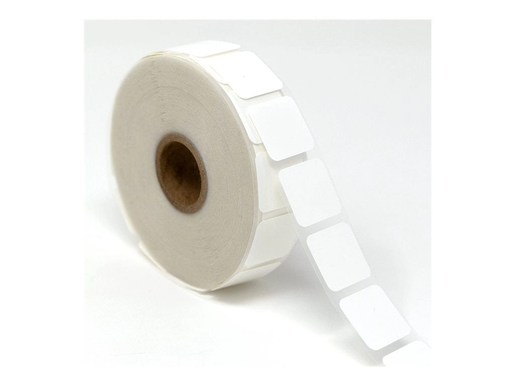 PDC Healthcare SafeGuard - Synthetic - permanent adhesive - white - 22.23 x 22.23 mm 7200 label(s) (4 roll(s) x 1800) slide labels TT1-1-7878