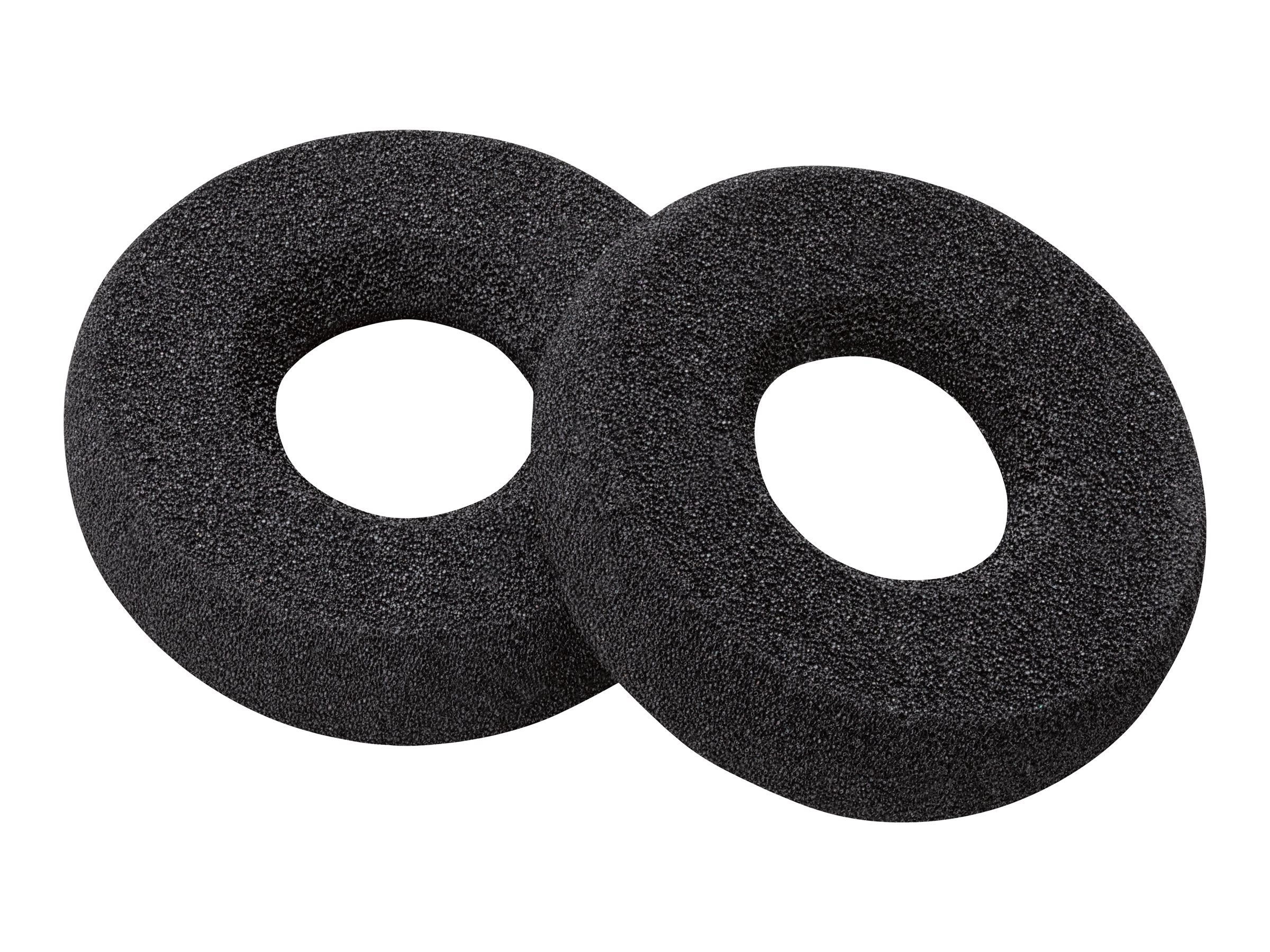Poly - Ear cushion for wireless headset - leatherette (pack of 2) 783Q8AA