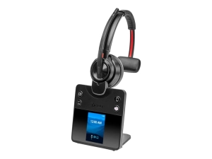 Poly Savi 8410 Office - Savi 8400 series - headset - on-ear - DECT / Bluetooth - wireless - black 8L7E9AA#ABA