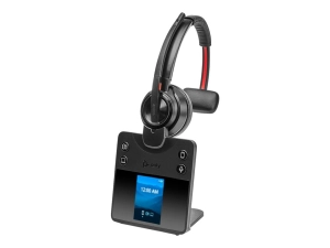 Poly Savi 8410 Office - Savi 8400 series - headset system - on-ear - DECT / Bluetooth - wireless - black 8L7E6AA#ABA