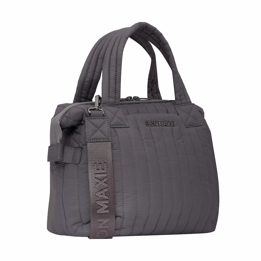 Puffy Pillow Crossbody Bag -- Charcoal