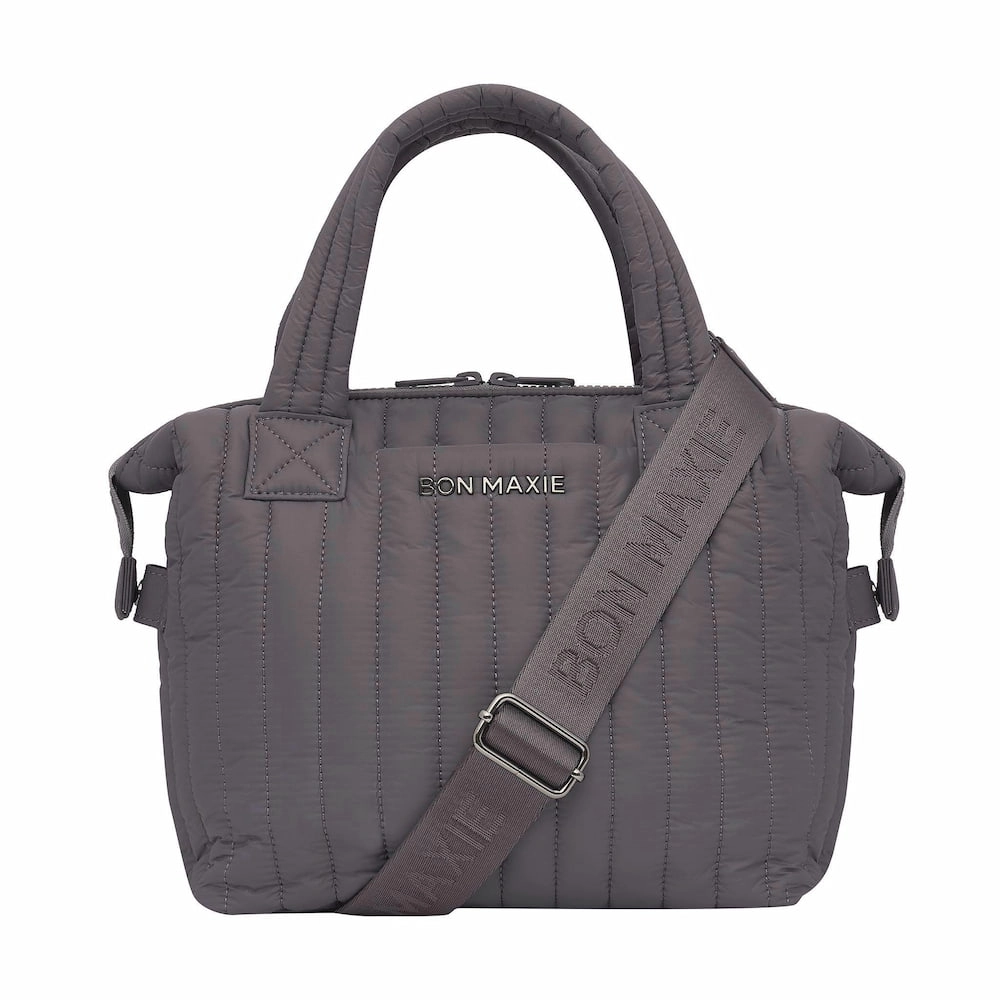 Puffy Pillow Crossbody Bag -- Charcoal
