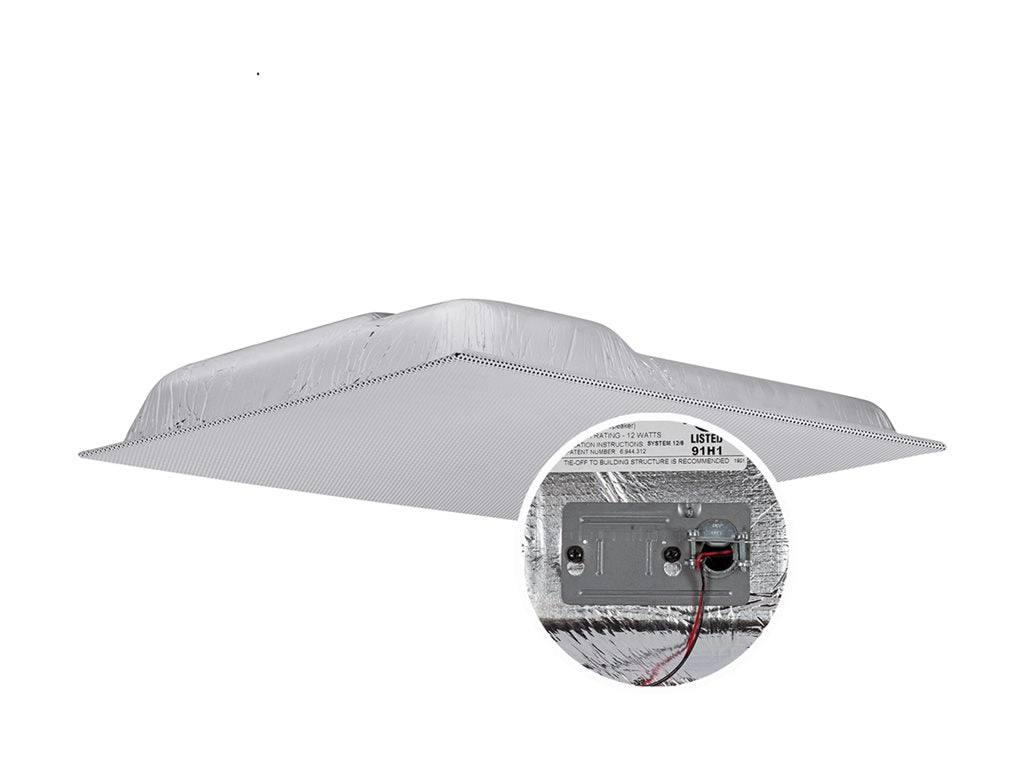 Quam UL22 - IP speaker - 20 Watt - powder coated white
