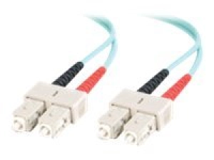 Quiktron Value Series - Patch cable - SC multi-mode (M) to SC multi-mode (M) - 3 m - fiber optic - duplex - 50 / 125 micron - 852-442-009