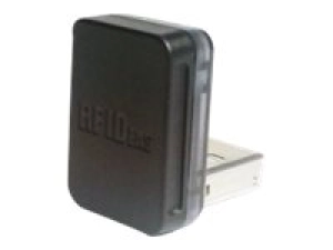 rf IDEAS WAVE ID Nano Keystroke CSN Black Vertical Reader - SMART card reader - USB - 13.56 MHz - black RDR-7511AKU