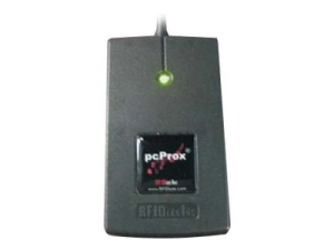 rf IDEAS WAVE ID Solo Keystroke EM Black Reader - RF proximity reader - USB RDR-6E81AKU