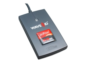 rf IDEAS WAVE ID Solo SDK AWID Black Reader - RF proximity reader - USB - black RDR-6982AKU