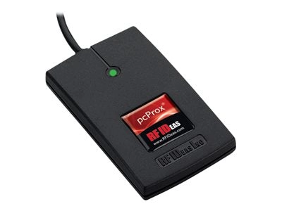 rf IDEAS WAVE ID Solo SDK HID Black Reader - RF proximity reader - RS-232 - 125 KHz - black RDR-6082AK0
