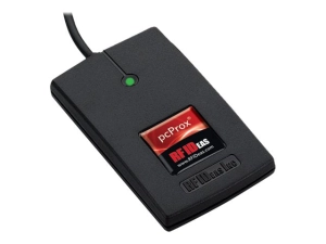 rf IDEAS WAVE ID Solo SDK Honeywell NexWatch Black Reader - RF proximity reader - USB - 125 KHz - black RDR-6N82AKU