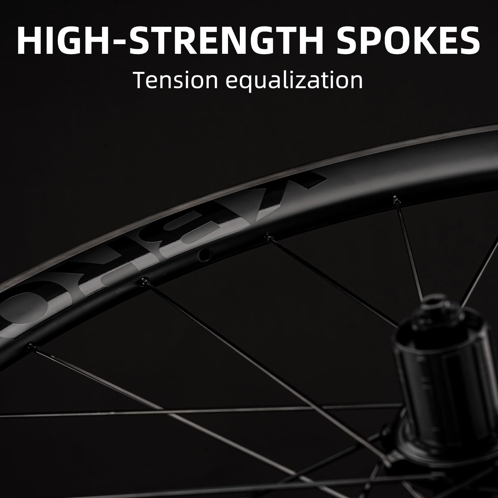 ROCKBROS 700c Carbon Fiber Disc Rim 38/50/65 mm  1.6-1.7 kg Clincher Wheelset