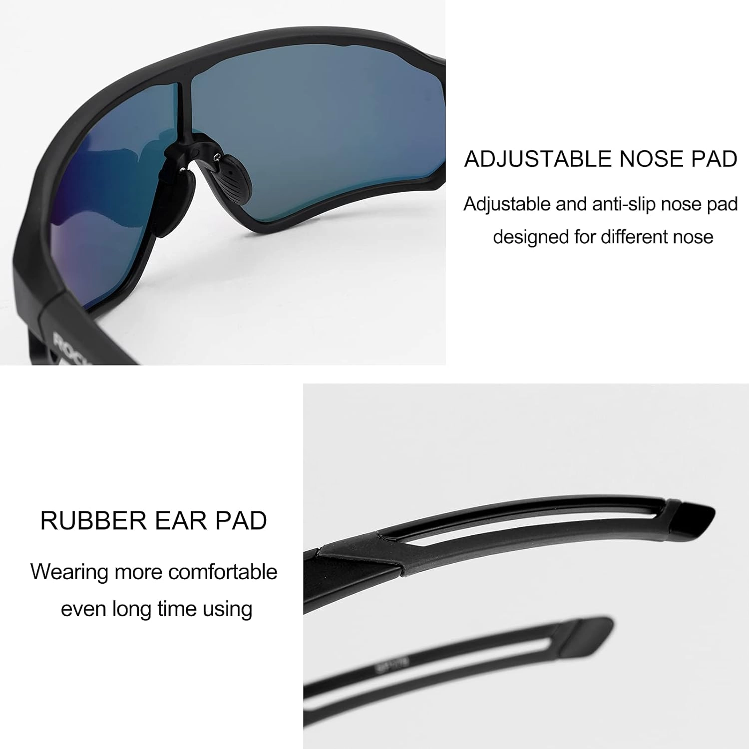 ROCKBROS Polarized Sunglasses UV Protection for Women Men Cycling