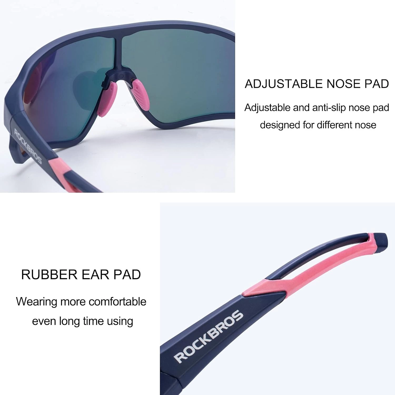 ROCKBROS Polarized Sunglasses UV Protection for Women Men Cycling