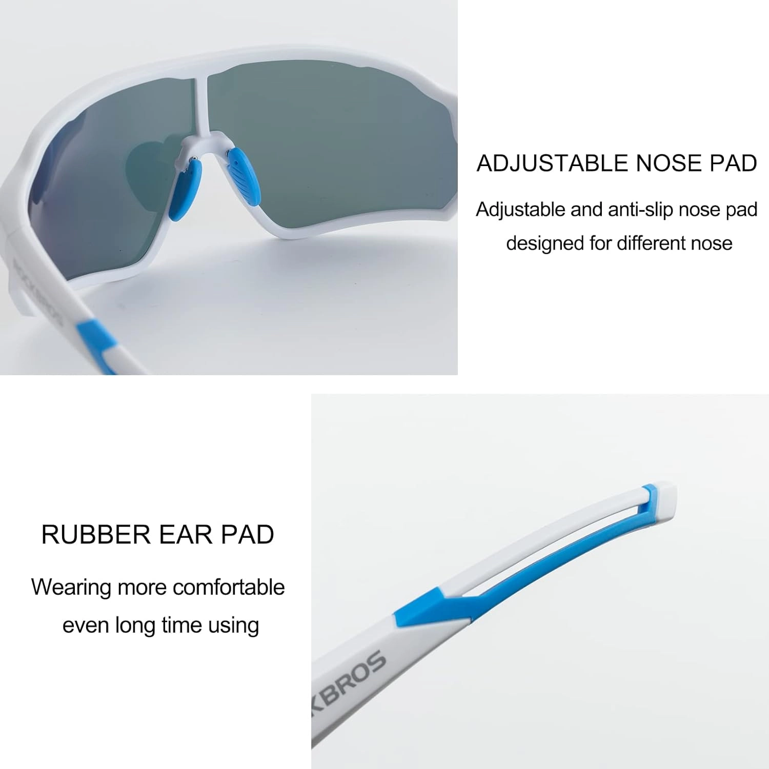 ROCKBROS Polarized Sunglasses UV Protection for Women Men Cycling
